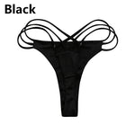 Women Cross Strap Swimwear Sexy Bikinis Bottom Fashion Swimsuit Bikini Panties Cheeky Thong Bikini Bottoms Swim Trunks