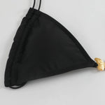 Solid Color Stretch Rope Butterfly Jewelry Bikini Sexy Split Triangle Bag Straps Swimsuit Women Maillot De Bain Femme 2 Pieces