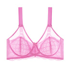 Women's Floral Lace Buckle Front Wireless Bra,Breathable Comfortable lingerie Top for Daily Wear,Women's Lingerie for All Season