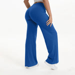 NCLAGEN Naked Feel Straight-leg Pants Gym Clothes Woman Sportswear Fitness Workout Leggings Yoga Softmotion Wide-leg Trousers