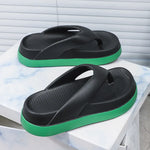 Woman Beach Flip Flops Fashion Summer Shoes 2025 Trend Girls Platform Sandals Soft EVA Non-slip Female Indoor Outdoor Slippers