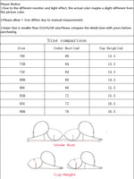 Women's Sexy Ultra-Thin Lace Bra No Steel Ring Gathered Adjustable Straps Easy Wash And Dry Floral Design Fun Bra MR3006