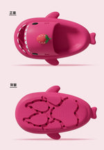 2025 New Shark Slippers Women Men Summer Shoes Cute DIY Strawberry Indoor Street Sandals Girls Boys Beach Shower Slides