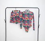 New Long Sleeve Swimsuit Women Swimwear 2026 Sexy Bikinis Female Biquini Patchwork Swimming Suits Surf Bodysuit Beachwear