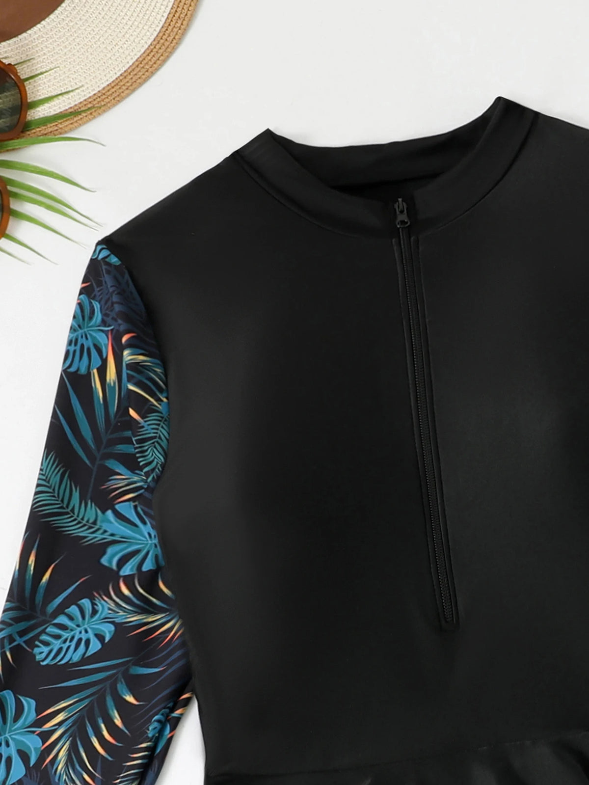2026 Large Plus Size Swimsuit Women Long Sleeves Swimwear Female With Trousers Beach Wear Bathers Bathing Swimming Swim Suit 4XL