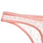 Fashion Hollow Out Underwear Sexy Thongs Invisible Low-Waist Panties for Women Seamless Breathable Lingerie Briefs Lace G-String
