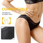 4-Layers Transparent Lace Menstrual Panties Leakproof Antibacterial Women's Underpants Comfortable Breathable Ladies Briefs