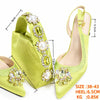 Doershow Lastest Italian Design Fashion Style Ladies Shoes with Matching Bag Set 2025 Nigerian Shoes and Bag SetHGB1-1