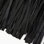 Suede Tassel Vest Women's 70s Hippie Outfit Sleeveless Open Front Vest Western Jacket