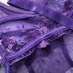 Toucheart Sexy Jumpsuit Embroidered Printing See-Through Sexy Lingerie For WomenHollow Out Backless Sexy Pajamas Jumpsuit New