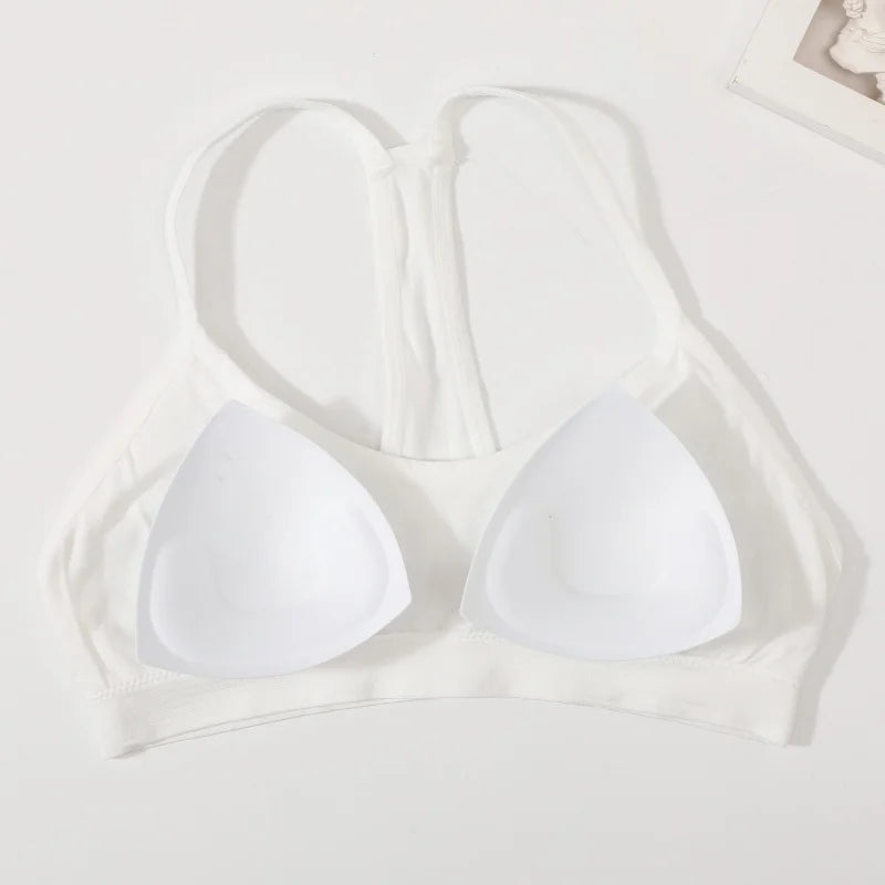 Women Seamless Bra Wireless Underwear Brassiere Sports Tank Top B C Cup Sexy Lingerie Soft Intimates Female Backless Tube Bra