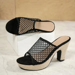 2026 Summer New Woven Platform Women Sandals Hollow Open Toe Height Increasing Roman Shoes for Women Casual High Heels Slippers
