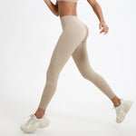 Hearuisavy Summer Ultra-Soft Fabrics High Waist Gym Quick-Dry Yoga Pants Running Workout Pants Push Up Sports Leggings Women