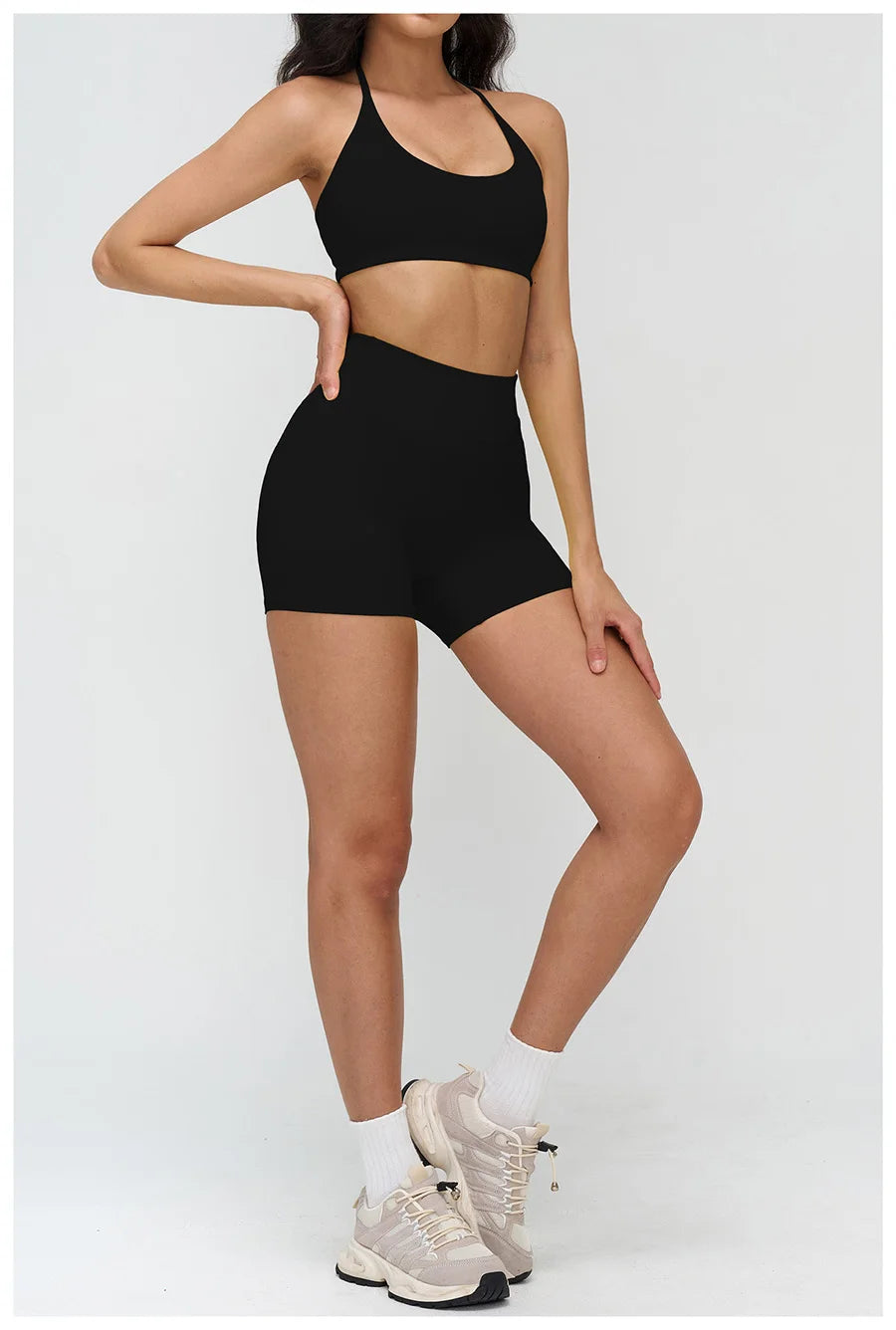 2 Pieces Sportswear Women Yoga Set Gym Clothes Fitness Set Outfit Outdoor Long-Sleeved Shirt Tracksuits Sports Bra Gym Leggings