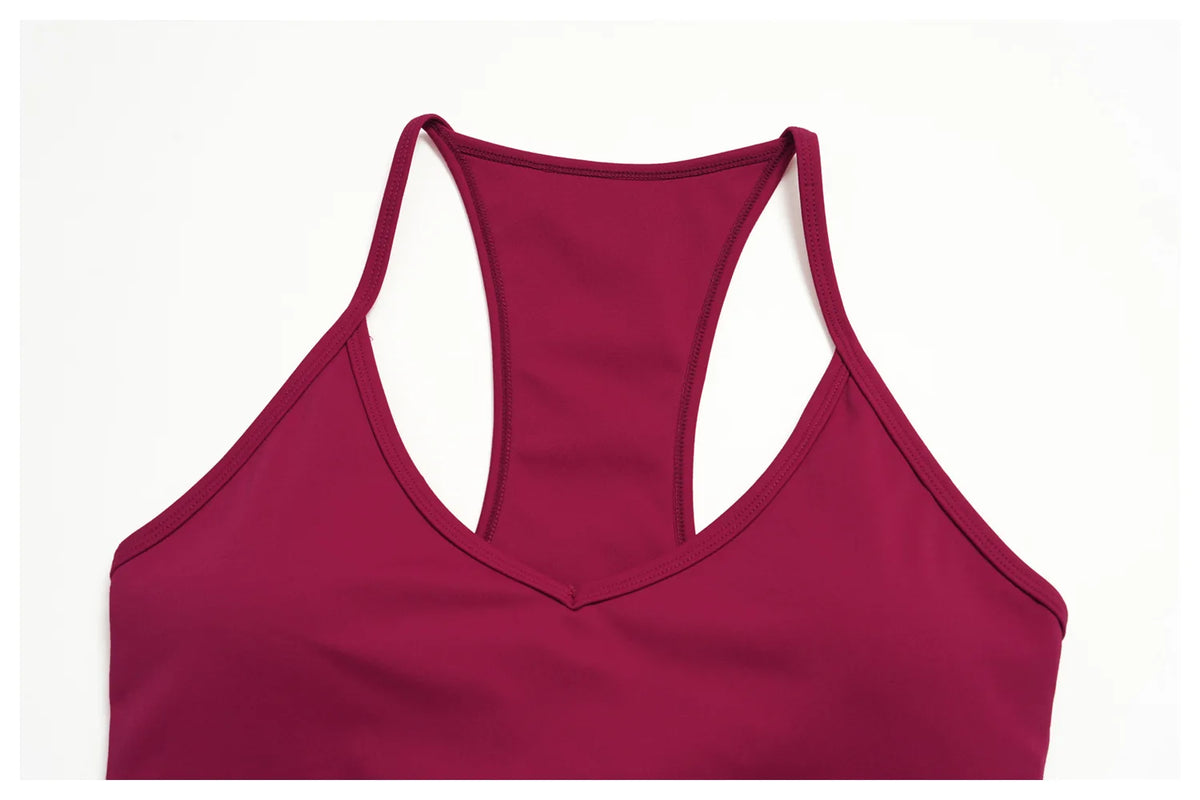 Summer 2Pcs Yoga Sets Women Camisole Slimming Sports Tank Top Pleate High Waist Shorts Fitness Suit Gym Running Excersize Wear