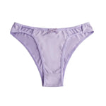Sexy Fashion Women's Mid-Waist Triangle Panties Bowknot Lingerie Underpants Thin Breathable Briefs Soft Comfortable Underwear