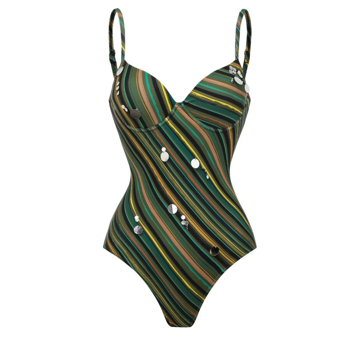 Women Swimwear 2PC Cover-up Swimsuit Ruffle Dongbei Printed Deep V One-piece Monokini Kimono Bikini Suit Summer Beachwear