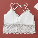 Women Lace Bra Set Bralette Low Rise Panties Nonwire Padded Bra Solid Color Underwear Set Female Sexy Lingerie Comfort Intimates