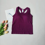 Women's One Piece Yoga Sports Vest Stretch I-Shaped Running Fitness Slimming Short Style Camisole Outerwear