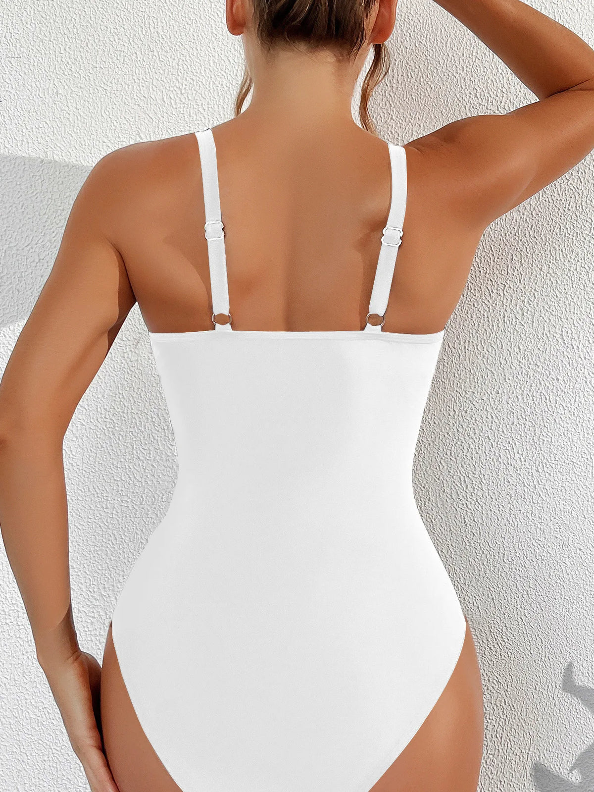 Sexy Black One Piece Swimsuit 2026 Women Mesh Patchwork Transparent Tummy Control Swimwear Bathing Suit See Through Monokini