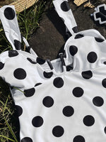 2026 Polka Dot U Neck Women Swimwear One Piece Swimsuit Female Monokini Bather High Leg Cut Bathing Suit Swim Beachwear Bodysuit