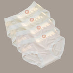 4Pcs/Set Women Low Waist Panties Breathable Comfy Briefs Soft Underwear Female Underpants Solid Color Sexy Lingerie M-XL