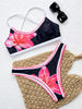 Floral Printed Cross Back Bikini Women Swimwear Female Swimsuit Two-pieces Bikini set Brazilian Bather Bathing Suit Swim K6705