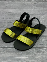 Fashion Trend Women Summer Platform Sandals Bling Style Slip-on Shoes Soft EVA Light Weight Girls Student Street Beach Sandalias