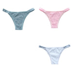 3PCS/Set Women Lace Panties Sexy Brazilian Panties Female Underpant Low Waist Panty Girls Underwear Fashion Intimates