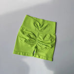 Women's High Waist Sports Shorts Slimming Peach Hip Lifting Running Cycling Gym Tight Three Point Speed Drying Short Pants