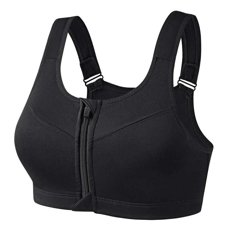 CZGUKES-2XL Popular Sports Top Yoga Bra Women's Shockproof Sports Shirt Sports Bra Front Zipper Women's Push Up Bra Sportswear