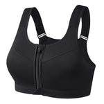 CZGUKES-2XL Popular Sports Top Yoga Bra Women's Shockproof Sports Shirt Sports Bra Front Zipper Women's Push Up Bra Sportswear