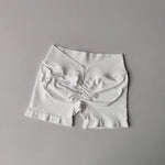 High-Waisted Peach Butt-Lifting Fitness Gym Sports Shorts for Women Tight-Fitting Belly-Control Outdoor Running Training Yoga