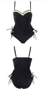 Summer Two Pieces Swimsuits Woman Push Up Swimwear Female Tankini Sets Beachwear Brazilian Bathing Suit Sports Women Bathers