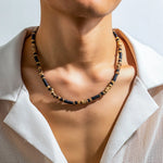 Bohemian Wood Beads Necklace Men's Necklace For Men Summer Beach Sufer Necklace For Men Necklace White Jewelry Women Necklace