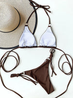Sexy Micro Bikini 2025 Criss Cross Swimwear Bandage Woman Swimsuit Female Thong Bikinis Set 2 Piece Women Bathing Suit Beachwear