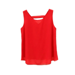 Star with The Same Halter Chiffon Vest Women's Loose Top Summer New Wear Outside with Sleeveless Short Bottom Shirt MOYISU L-5XL