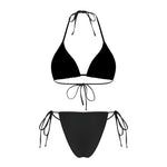 New With Hollow Out Cover Up Halter Bikini Women Swimwear Female Swimsuit Three-pieces Bikini set Bather Bathing Suit Swim V7964