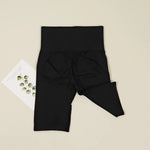 STOUREG Women's High Waist Yoga Shorts Tummy Control Quick Dry Running Sports Tight Gym Fitness Workout