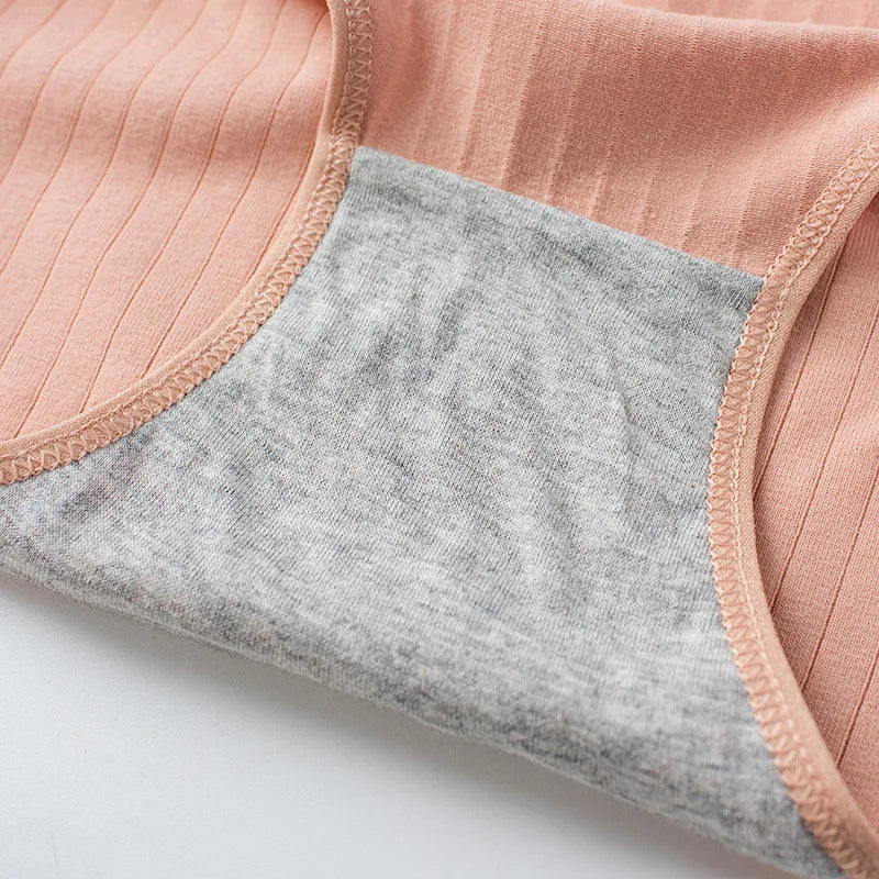 1Pc Cotton Panties Women Sexy Briefs Women's Underpants Low Waist Comfy Breathable Lingerie Seamless Underwear Intimates