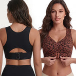 Women's Jelly Sports Bra Posture Correcting Breathable Supporting Anti-Sagging Lifting Soft Support Full Cup Yoga Daily Bra