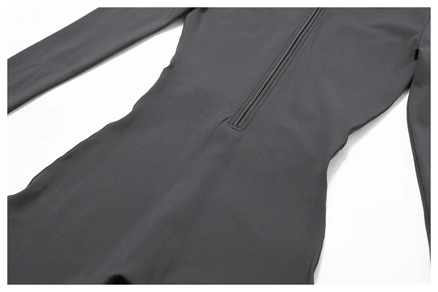 Women's Short Tracksuit Yoga Set One-Piece Jumpsuit Workout Fitness Suit Sportswear Gym Workout Clothes Fitness Stretch Bodysuit