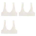 3Pcs/Set Seamless Bras For Women Push Up U Shape Bra Nonwire Underwear Female Sexy Lingerie Sport Bra Tops Comfort Intimates