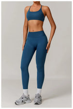 2/3PCS Yoga Set Women Workout Set Seamless Sportswear Gym Clothing Fitness Long Sleeve Crop Top High Waist Leggings Sports Suits