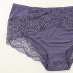 Beauwear Plus Size Women's Underpants Female Panties Comfort Intimates Lace Underwear Briefs Ice Silk Hollow Out Sexy Lingeries