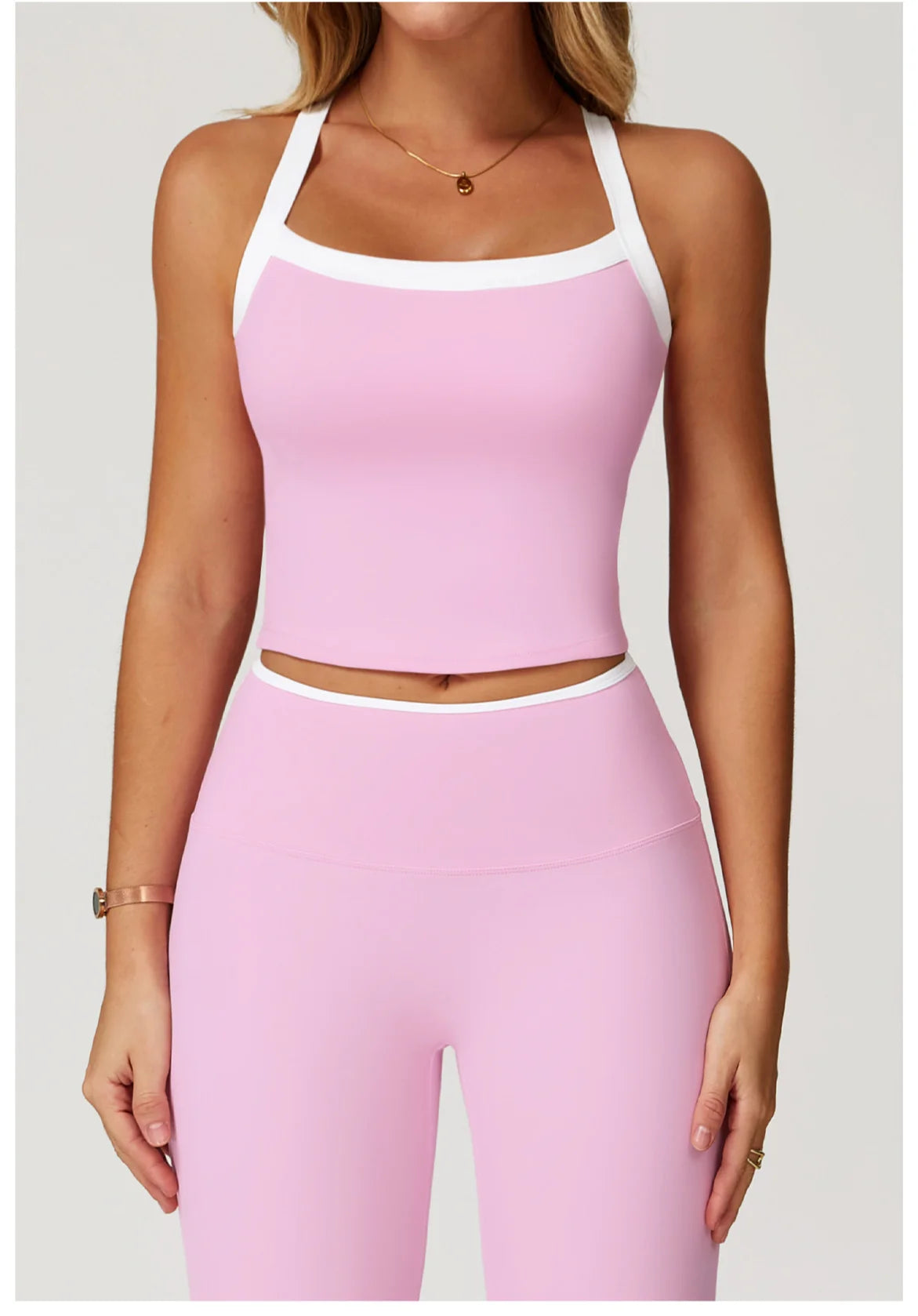 Women's Pilates Tank Top Push-Up Sports Bra Hollow Breathable Fitness Bras Gym Yoga Vest Running Tops High Strength Sportswear