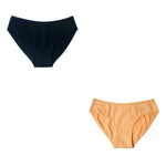 2Pcs/Set Cotton Panties For Women Briefs Low Rise Seamless Underwear Female Underpants Comfort Sexy Lingerie M-XL