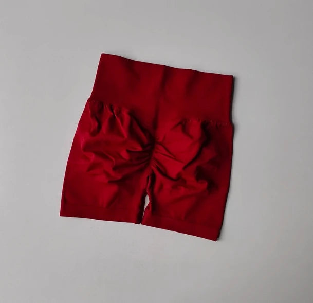 Women's High Waist Sports Shorts Peach Hip Lifting Waist Tightening Slimming Running Training Fitness Clothing