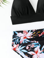 Sexy High Waisted Bikini 2025 Floral Swimsuit Female Swimwear Women Vintage Bikinis Set Bather Beachwear Bathing Suit Holiday