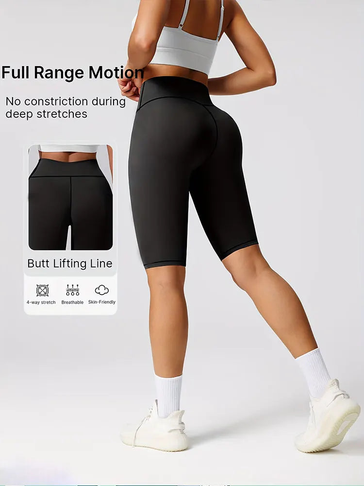 High Waist Hip Lifting Tight Leggings For Women Suitable For Cycling Running Outdoor Sports Womens Fitness Shorts For Workout